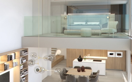 Exclusive duplex penthouse with stunning sea views, indoor & outdoor pool, SPA, fitness area & sauna at the port of Palma