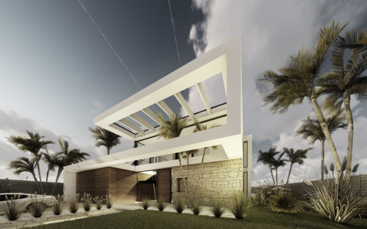 Project: Modern new villa with sea view in a very quiet location in Sol de Mallorca