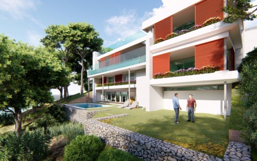 Project: Modern luxury villa with many extras and sea views in Santa Ponsa