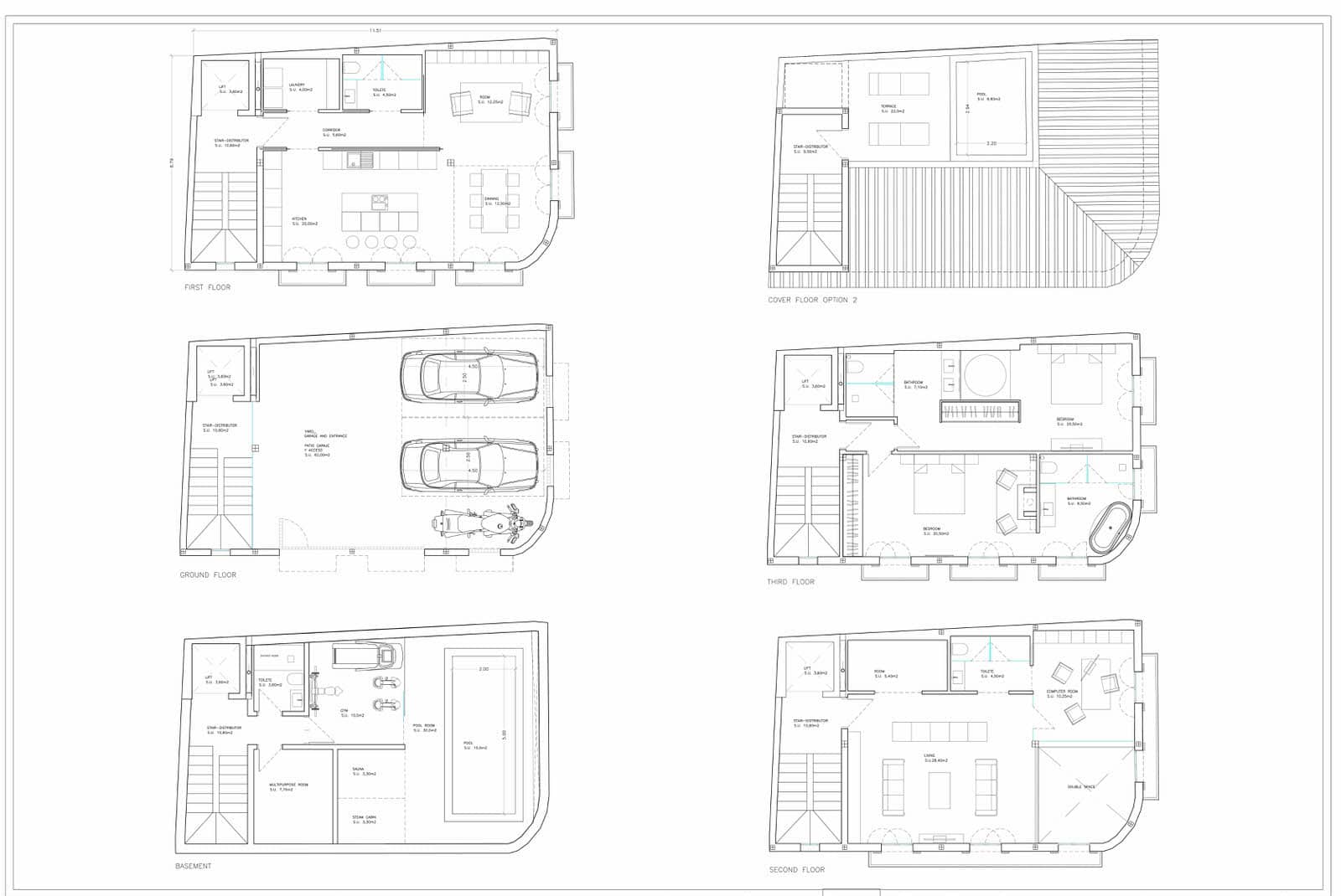 Projekt: Luxus-Stadthaus in Palmas Altstadt mit Pool und Garage - Fertigstellung Ende 2024