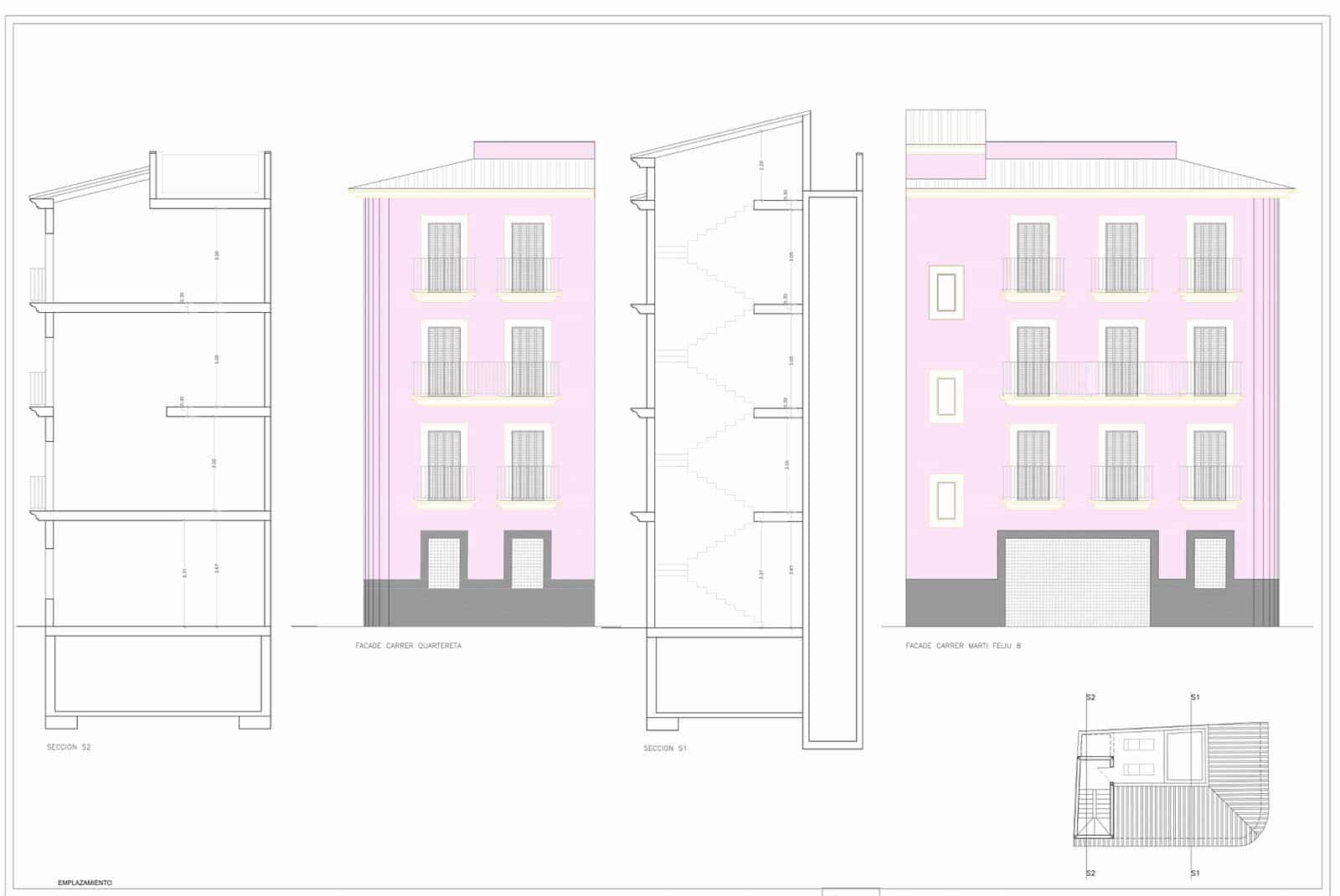 Projekt: Luxus-Stadthaus in Palmas Altstadt mit Pool und Garage - Fertigstellung Ende 2024